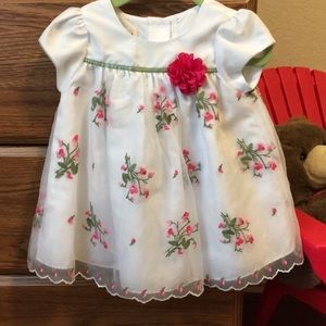 3 for 15! EUC Mia Mimi floral dress w/ diaper cov